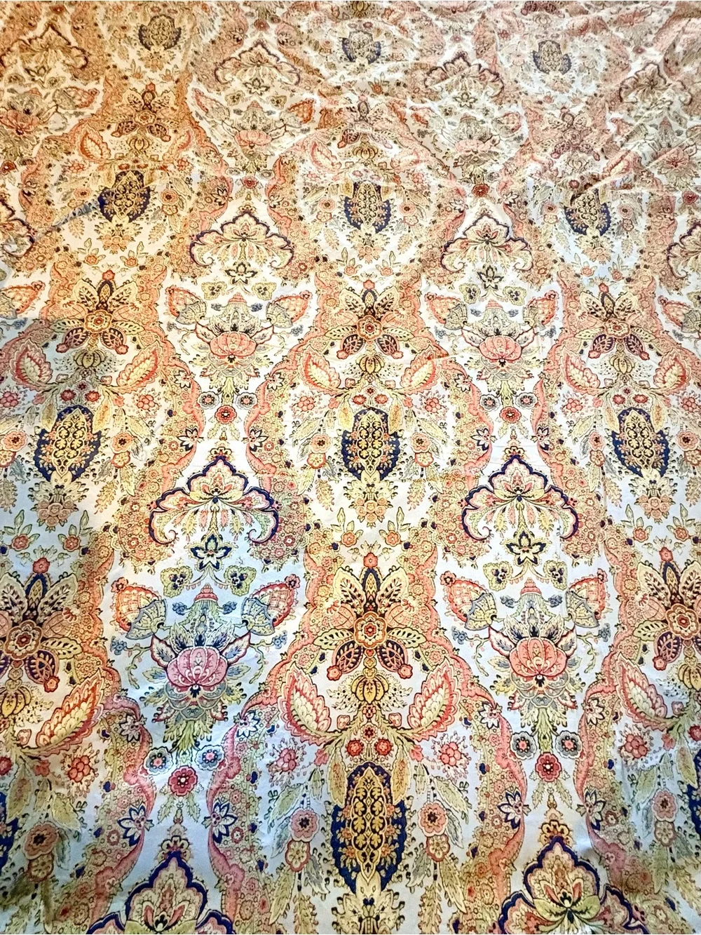 🔵 POTTERY BARN QUEEN DUVET SHEET SET FLORENTINE PAISLEY - EXCELLENT CONDITION 🔵